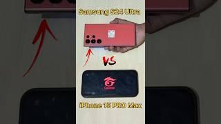 SAMSUNG S24 ULTRA  vs iPhone 15 PRO MAX - FREEFIRE TEST #freefire #samsungs24ultra #iphone15