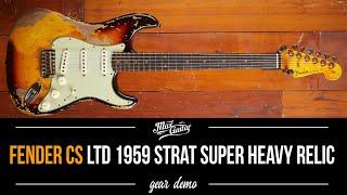 Fender CS LTD 1959 Strat Super HV Relic SFAC3 - Gear Demo