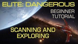 Elite Dangerous - Exploring for early credits. Beginner Tutorial on Scanning for Profit. Lets Play