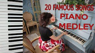 ПОПУРРИ 20 САМЫХ ИЗВЕСТНЫХ МЕЛОДИЙ НА ПИАНИНО 20 FAMOUS SONGS PIANO MEDLEY Beautiful Music Amazing