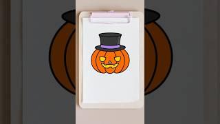 HOW TO DRAW A HALLOWEEN PUMPKIN | JACK O LANTERN