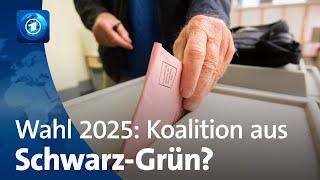 Bundestagswahl 2025: Diskussion über schwarz-grüne Regierungskoalition