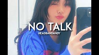 Headband Andy - No Talk (Lyrics)