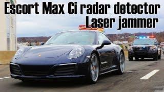 Escort Max CI integrated radar detector laser jammer install / setup