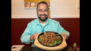 CHINESE FOOD NEW YORK CITY RESTAURANT (Jiang's Kitchen) SIZZLING BEEF RICE AND LAMB AND MORE!