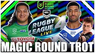 The Bulldogs Trot All Over the Canberra Raiders at Magic Round on RLL4 (NRL Round 11)