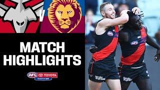 Walla boots seven | Essendon v Brisbane Highlights | Round 4, 2019 | AFL