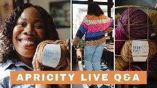 NEW - Happy Place Apricity Live Stream + FREE Pattern Reveal