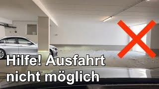 Hilfe! Ausfahrt aus Tiefgarage nicht möglich!