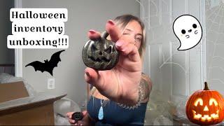 Unboxing Halloween Inventory For My Crystal Shop!!!!