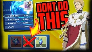 BEST Guide to Get 4 Gear Substat You Want - Black Clover M