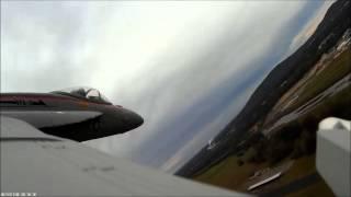 F/A-18E at CPT Trey Wilbourn Field