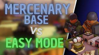 Can 1 MERCENARY BASE beat the EASY MODE in TOWER DEFENSE SIMULATOR? - Mastrosam and D0M