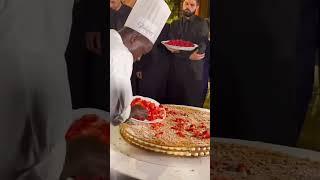 In Italy, the wedding cake! Torta di Matrimonio is a true spectacle  Assembled before guests