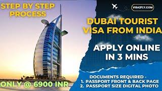 Dubai Tourist Visa from India || Apply Online in 3 minutes - Step by Step Process|| Visa2Fly