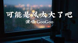 GooGoo-可能是风太大了吧〖可能是风太大了吧，眼泪才会止不住的流，是我太差了吧，所以不能把你给拥有〗【动态歌词】