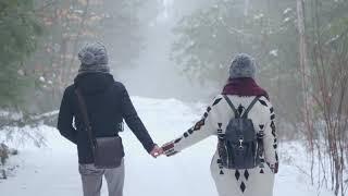 A winter wonderland date in Muskoka, ON