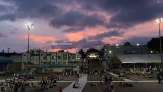 Stunning Beauty Of Tirumala Sri Venkateswara Swamy Temple With Dark Clouds