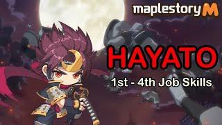 MapleStory M Hayato 1st - 4th Job Skills Showcase