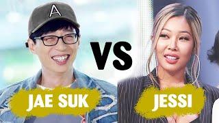 When queen Jessi and nation MC Yoo Jae Suk be in one room 