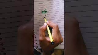 Amazing calligraphy cut marker#learning #lattering #youtubeshort