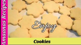 Recipe 4 | How to make sugar cookies !! AMAANA'S RECIPES!!