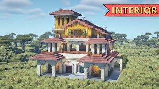 Minecraft Tutorial - How to Build the Spanish Villa #14 Interior