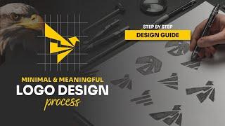 How to Design Minimal & Meaningful Logo | Full Logo Design Process Step-by-Step Guide for Designers