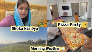 Pizza Party With Kidz Without Husband  Fruad Hogya 