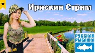 Где КЛЁВ?! РР4 стрим. Общение со зрителями, Русская Рыбалка 4, девушка стримит