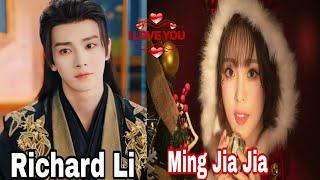 Ming Jia Jia & Richard Li Real Life Partner in (A tale Of Love And Loyalty) Lifestyle 2024...