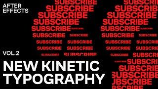 New Kinetic Typography v.2 | After Effect tutorial