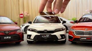 Miniature Diecast Models of City Cars