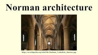 Norman architecture