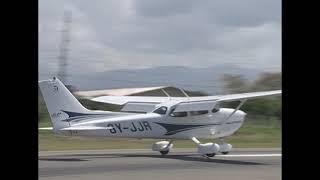 ECONAIR JAMAICA Cessna 172 Skyhawk SP flight and pre flight check.