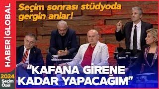 Seçim Sonrası Stüdyoda Tansiyon Yükseldi: Nedim Şener: Kafana Girene Kadar Yapacağım!