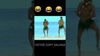 VICTOR COPY SALMAN KHAN DANCE BGMI funny moments#shorts