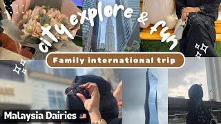 EXPLORING MALAYSIA CITY VLOG ️ || Family international trip || #kualalumpur #triptomalaysia