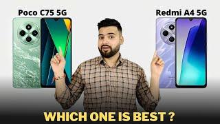 Poco C75 5G vs Redmi A4 5G - Full Comparison | Which one is Best ?