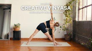 50 Minute Creative Power Vinyasa | challenging ladder flow