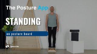 Standing on Posture Board