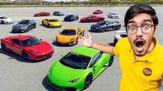 Driving 12 Super Cars in Public | 12 सुपर कार देखकर लोग पागल हो गए | Hilarious Public Reactions