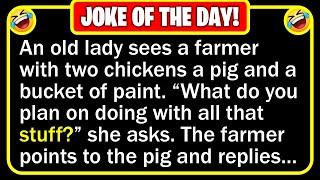  BEST JOKE OF THE DAY! - A farmer stops by the local mechanic’s shop to have his... | Funny Jokes