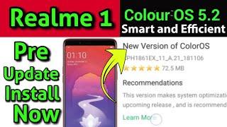 Realme 1 Colour OS 5.2 Update | Realme C1 update By Atul Tech Bazaar