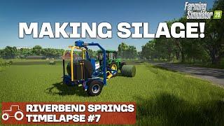 WRAPPING UP!! Riverbend Springs FS25 Timelapse Farming Simulator 25 Ep 7