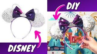 DIY Minnie Mouse the Main Attraction Space Mountain Ears | Disney vs DIY