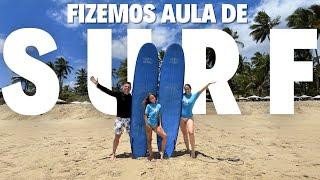 Fazendo aula de Surf