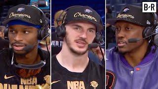 SGA, Jalen Williams, & Thunder React to Winning the Finals | NBA GameTime
