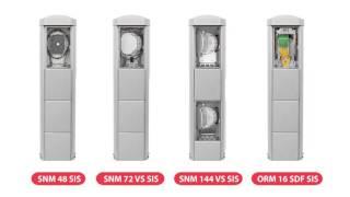 Fiber Distribution Hubs SNM 48 SIS, SNM 72 VS SIS and SNM 144 VS SIS