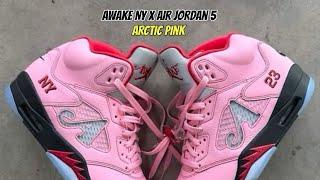 Awake NY x Air Jordan 5 Arctic Pink